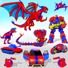 Limo Car Dragon Robot Car Game Zeichen