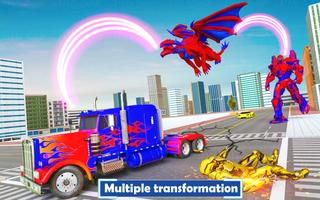 Limo Car Dragon Robot Car Game 截图 2