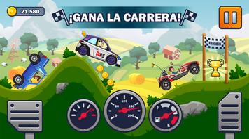 Racing Hill! Juego de carreras Poster