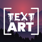 WordArt Text Art Text on photo icon