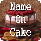 Birthday cake with name and photo & Name on cake icône