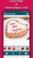 Birthday cake with name and photo & Name on cake capture d'écran 1