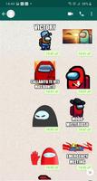 Stickers de Among Us WAStickerApps 截圖 3