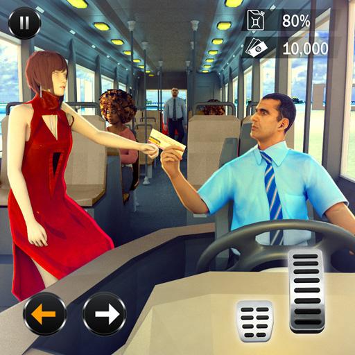 Pasajero Autobús Taxi Conducción Simulador