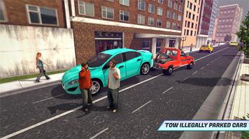 Tow Truck Car Transporter 2021 الملصق