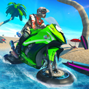 Water surfer beach bike racing aplikacja