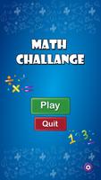 Math Challenge - Math Game Affiche