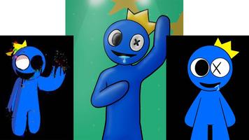 Rainbow friends blue Wallpaper ภาพหน้าจอ 1