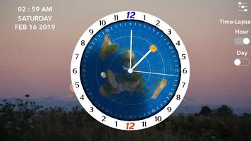 Flat Earth Sun & Moon Clock imagem de tela 2