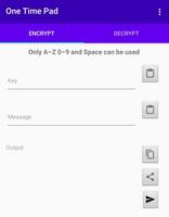 One Time Pad capture d'écran 1