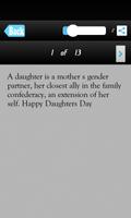 Daughter Day SMS Messages capture d'écran 2