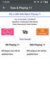 RR vs SRH I,P,L Live Score 2021 - Match Scorecard تصوير الشاشة 2