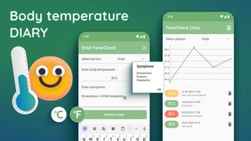 Body Temperature・Fever Tracker पोस्टर