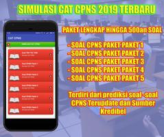 SOAL CAT CPNS TERBARU 2019-2020 CAT TWK TKP TIU پوسٹر