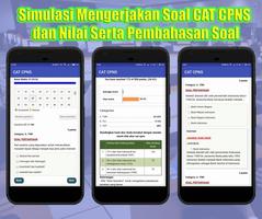 SOAL CAT CPNS TERBARU 2019-2020 CAT TWK TKP TIU screenshot 1