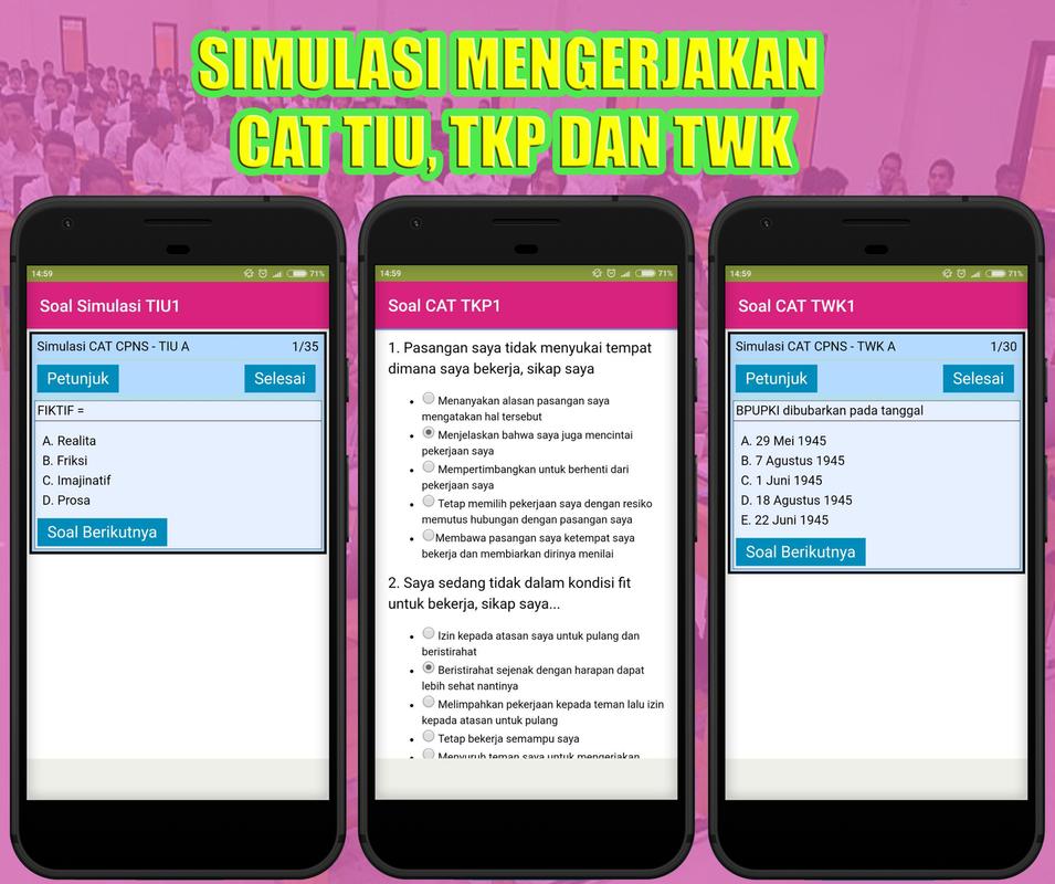 BANK SOAL CAT CPNS  TERBARU 2019  CAT CPNS  2019  for 