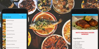 Recipes Book Cookbook Offline الملصق