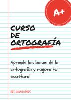 Poster Curso de ortografia español