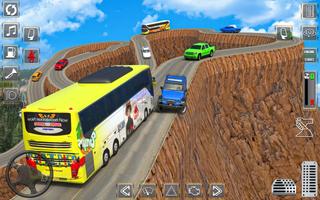 Crazy Uphill Bus Driver Sim 3D capture d'écran 3