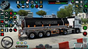 Нефтяной танкер грузовой грузо постер