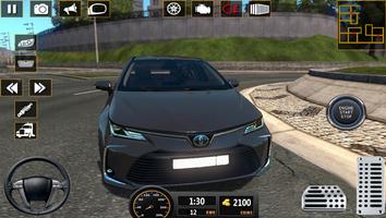 City Car Driving 3D Car Games Affiche