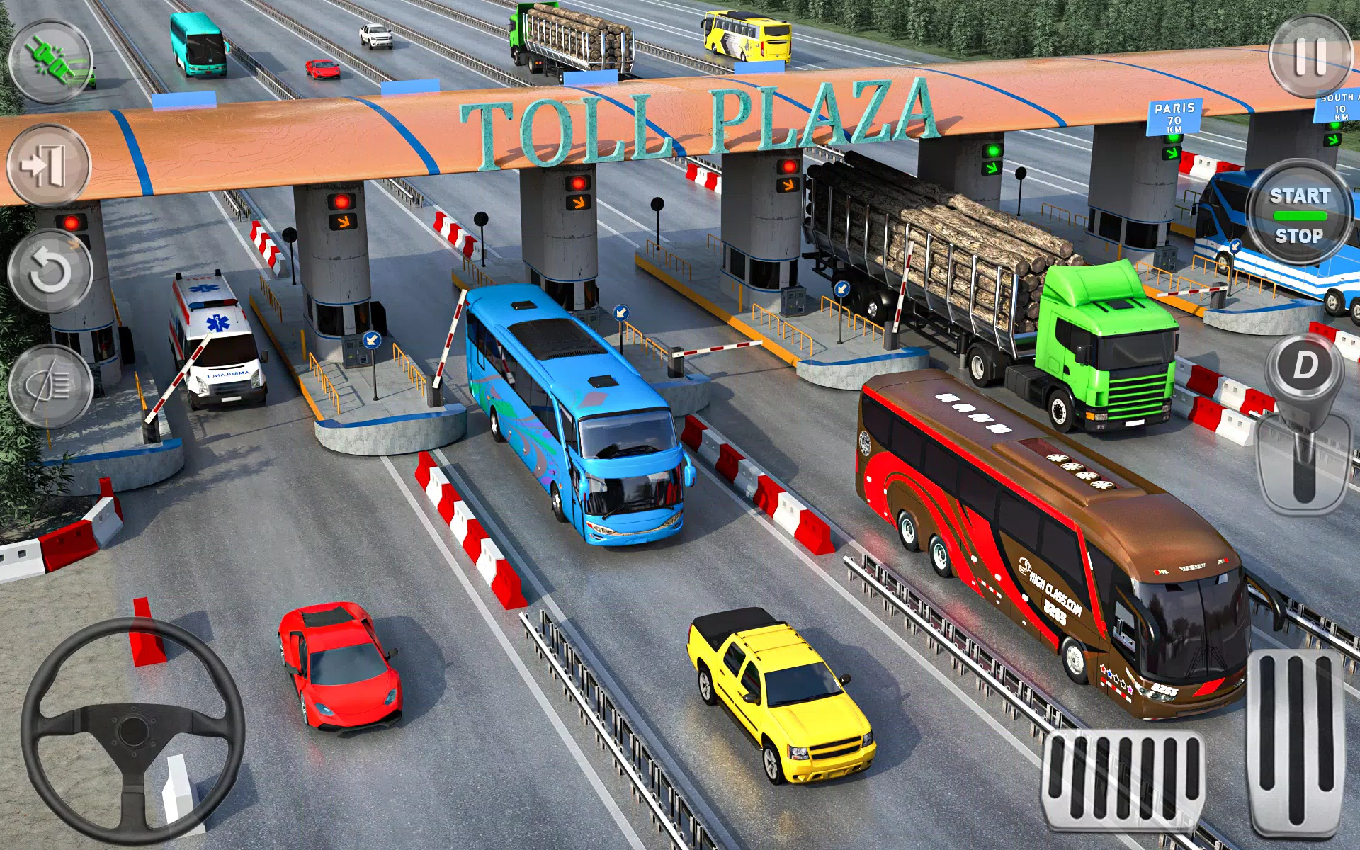 Cidade estacionamento para ônibus 3d::Appstore for Android