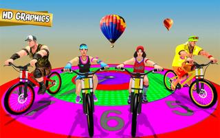 Crazy Offroad Bicycle BMX Riding: Parking Game تصوير الشاشة 2