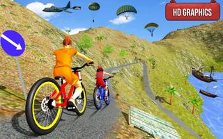 Offroad BMX Racing Cycle Game Affiche
