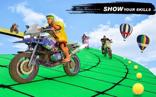 Superhero Tricky GT Bike Game ภาพหน้าจอ 1