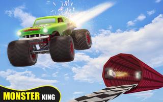 Impossible Mega Ramp Monster Truck Challenge Race capture d'écran 3