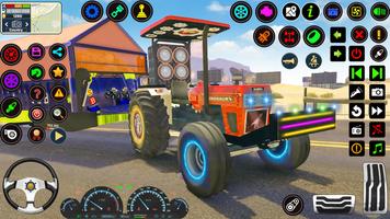 Indian Tractor Tochan Game 3d پوسٹر