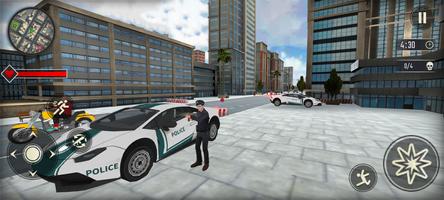 cop vs gangster – police games الملصق
