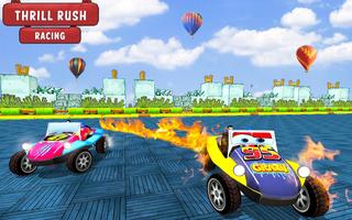 Superhero Buggy Car: Superkids Thrill Rush Racing Ekran Görüntüsü 2