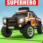 Superhero Jeep Offroad Racing: Superkids Drive 3D أيقونة