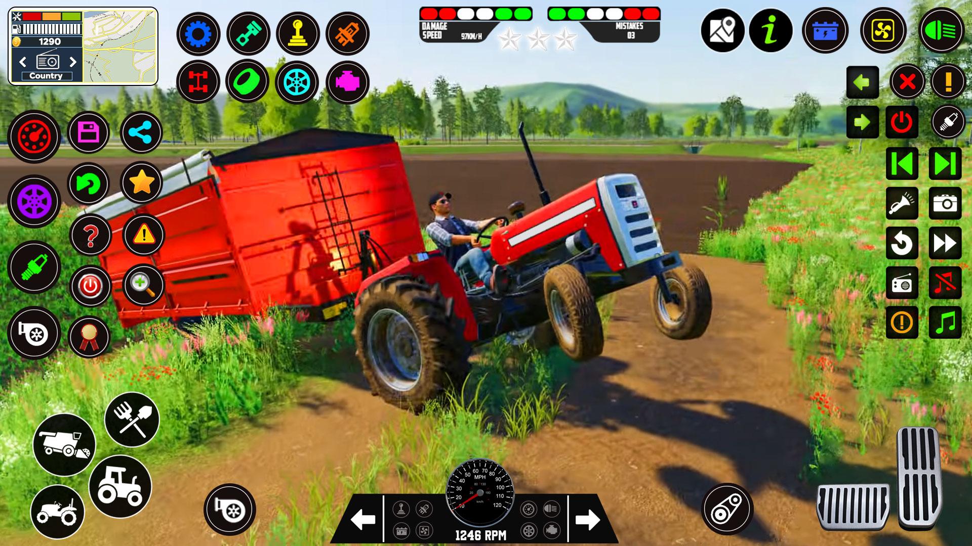 Real Trator Conduzir Simulador- Agricultura jogos - Download do APK para  Android