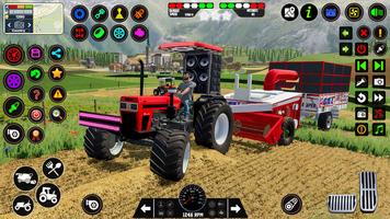 Dorftraktorfahrer 3D-Bauernhof Screenshot 1