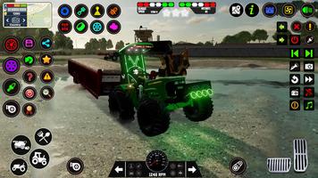 aldea tractor conductor granja captura de pantalla 2