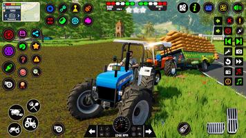 Dorftraktorfahrer 3D-Bauernhof Screenshot 3