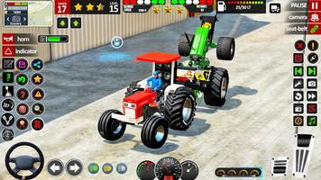 Farm Tractor Farming Games 3D الملصق