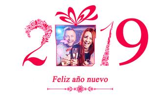 Año nuevo marco de fotos 2019 اسکرین شاٹ 3