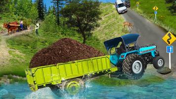 Heavy Tractor Trolley Game 3D imagem de tela 2