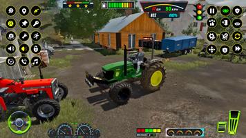 Farming 3d Game: Tractor Games Affiche