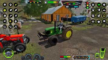Farming 3d Game: Tractor Games Plakat