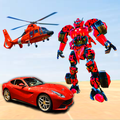 Us Robot Helicopter Transform War