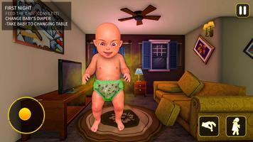 The Baby in Dark Haunted House Screenshot 1