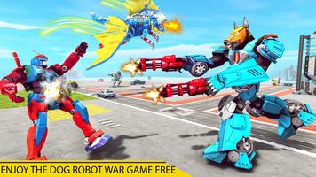 Dog Drone Transforming Robot الملصق