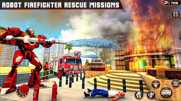 Emergency FireFighter Robot 3D ảnh chụp màn hình 1