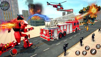 Emergency FireFighter Robot 3D ảnh chụp màn hình 2