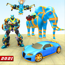 Elephant Robot Transform Game APK