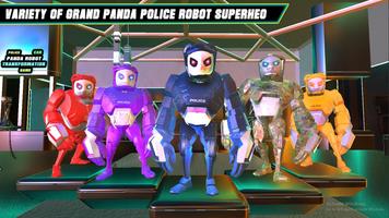 Police Panda Robot Battle Game Ekran Görüntüsü 1